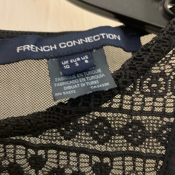 French connection black knitted dress size 6 - Picture 3 of 6